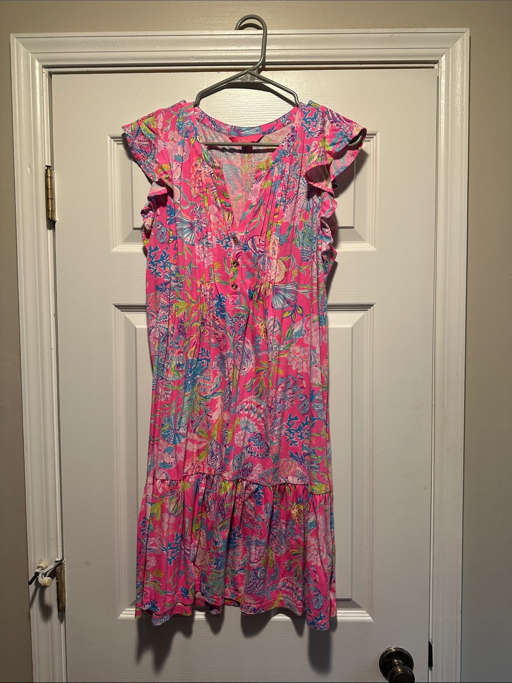 Lilly Pulitzer Pink Multicolor Floral Shift Dress